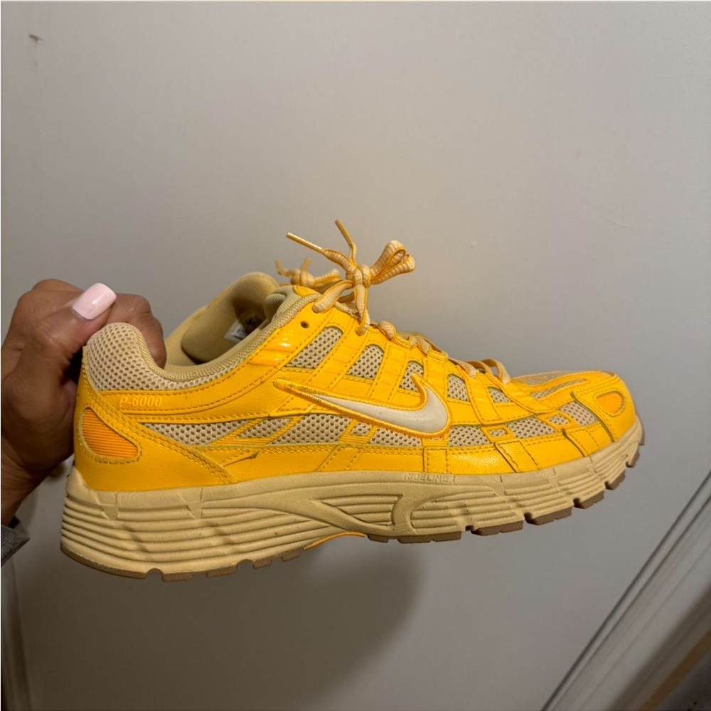 Neon yellow nike sneakers